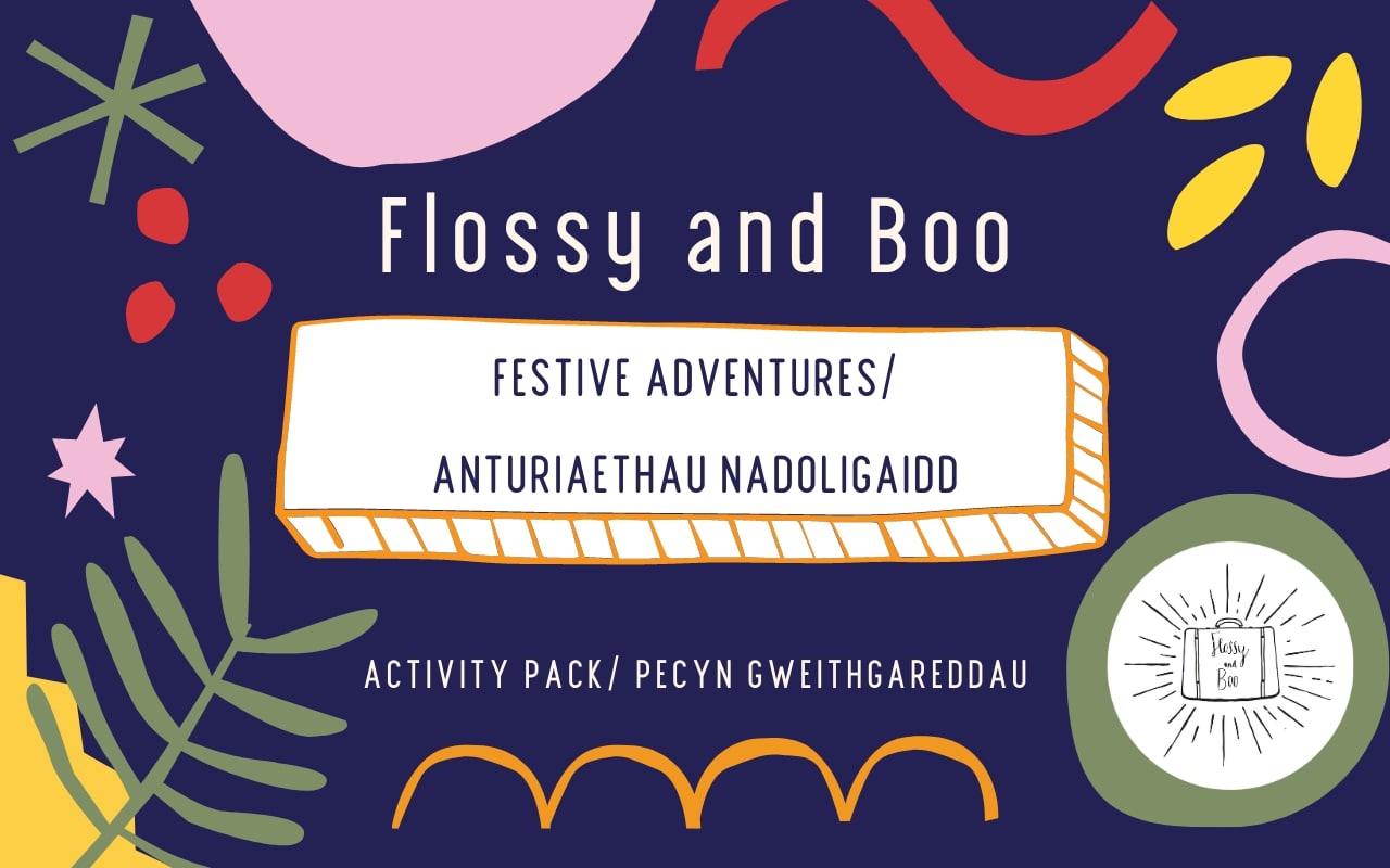 Flossy & Boo - Pecyn Gweithgareddau Anturiaethau’r Nadolig
